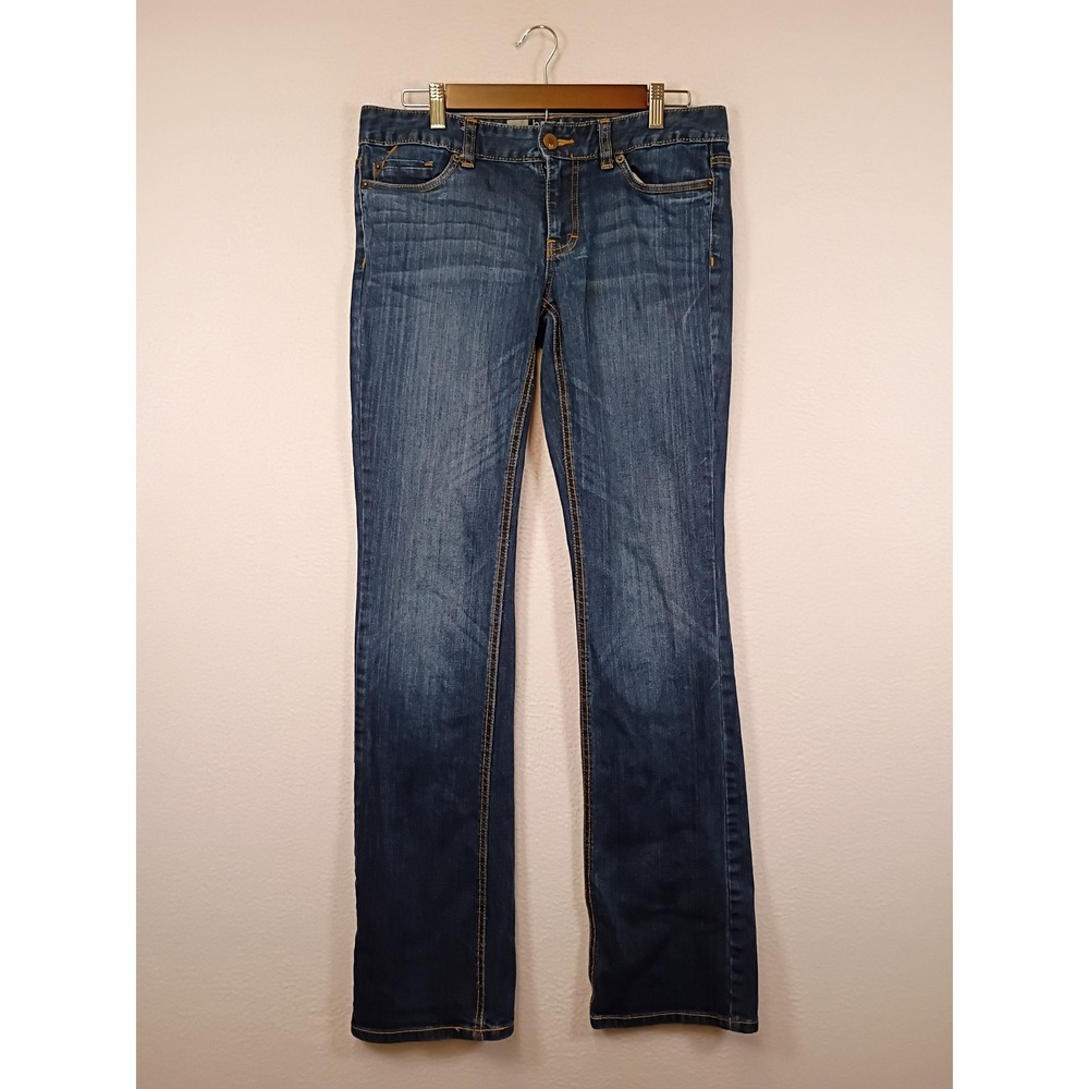 Y2K Aesthetic Mossimo Women 8L Blue Premium Denim Dark Wash Bootcut Jeans